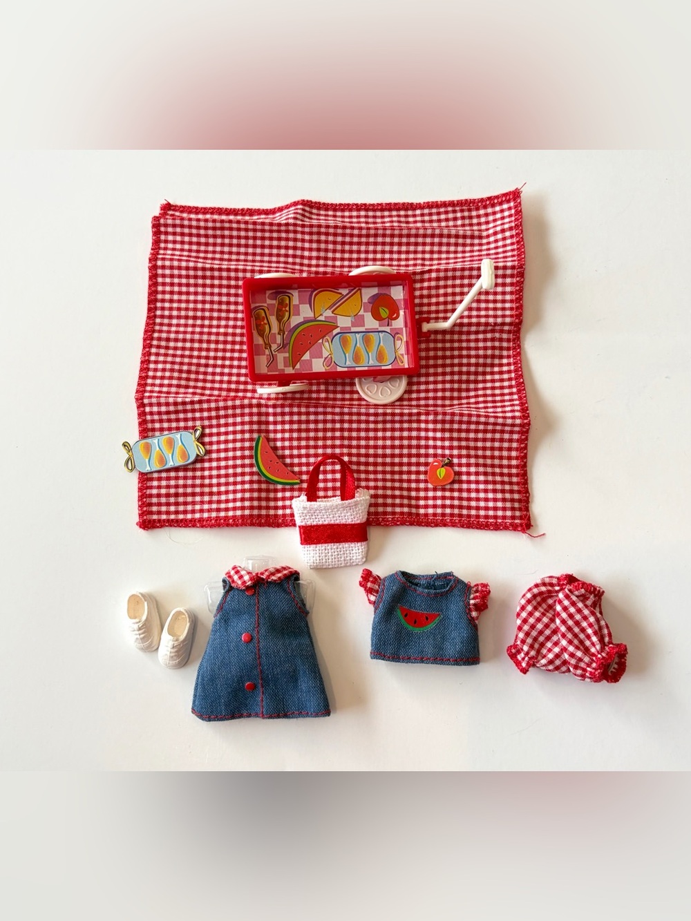 Barbie Kelly Fashion Avenue Picnic in the Park doll clothes set